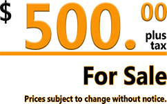 $500.00